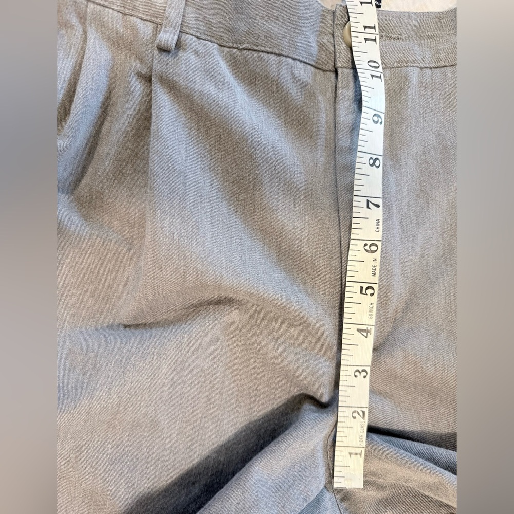 Lands' End Light Gray Traditional Fit Pants - Picture 5 of 9